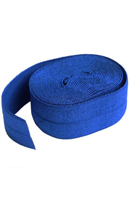 By Annie Fold-Over Elastic 20mm - 2 Yards - Blastoff Blue