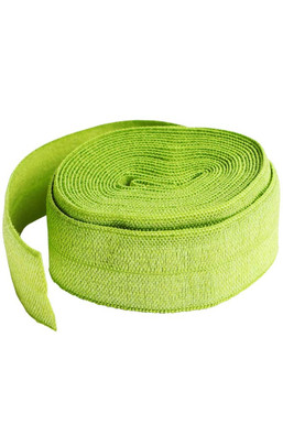 By Annie Fold-Over Elastic 20mm - 2 Yards - Apple Green