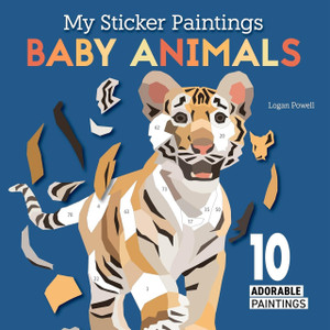 My Sticker Paintings Book - Baby Animals