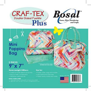 Bosal Foam & fiber - Craf Tex Plus - Mini Poppins Bag White 9 x 7 (BOS437F-9)