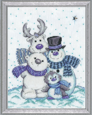 Design Works Crafts Counted Cross Stitch - Snow Pals