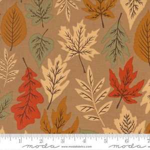 Moda Fabric - Windfall Leaf Fall Florals Leaf Oatmeal