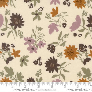 Moda Fabric - Windfall Playful Petals Florals Eggshell