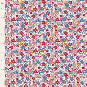 Tilda Fabrics Village Life - Esther Cold Cream - Sold by half yard
