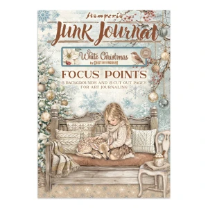 Stamperia - White Christmas - Junk Journal - Focus Point for Art and Craft A5 (SBJKS07)