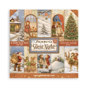 Stamperia - Silent Night - 8x8 Paper Pad (SBBS148)