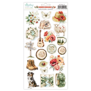 Mintay Papers - Summer Highlands - 6 x 12 Elements Paper stickers (MT-SUM-12)