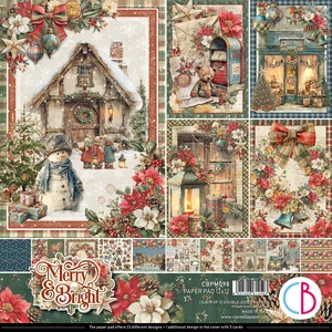 Ciao Bella Merry & Bright 12 x 12 Collection Pad (CBPM098)
