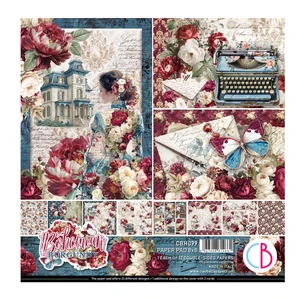 Ciao Bella Bohemian Burgundy 12 x 12 Collection Pad (CBPM099)