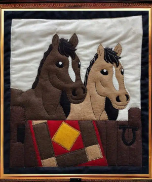 Quilt Wall Hanging Kit - Horses