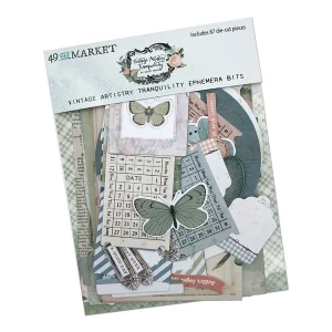 49 and Market - Vintage Artistry Tranquility Collection - Ephemera Bits 