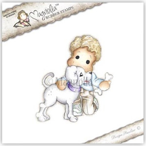 magnolia stamps edwin with tin tin the dog