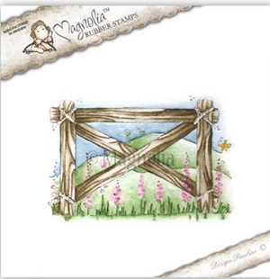 MAGNOLIA STAMPS SUMMER HILL BACKGROUND