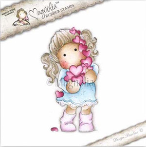 Magnolia Stamps - TILDA WITH MANY HEARTS Rubber Stamp Magnolia Stamps - TILDA WITH MANY HEARTS Rubber Stamp
