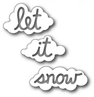 Memory Box Die - Let it Snow Cloud