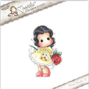Magnolia Stamps - Pink Lemonade - Tilda with a Big Big Rose