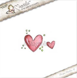 Magnolia Stamps - Waiting For Christmas 2014 - Sparkle Hearts