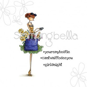 Stamping Bella - Uptown Girls - Tiffany Loves To Text
