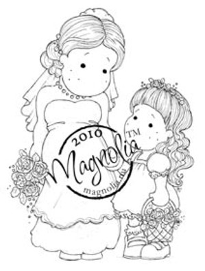 Magnolia BRIDE AND BRIDESMAID Rubber Stamp Magnolia BRIDE AND BRIDESMAID Rubber Stamp