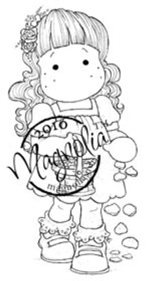 Magnolia FLOWER GIRL TILDA Rubber Stamp