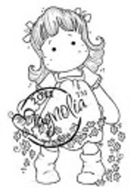 Magnolia Stamps BASKET TILDA Rubber Stamp - The Rubber Buggy