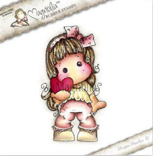 Magnolia Stamps - A Lovely Christmas - Christmas Heart Tilda  1