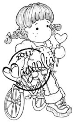 Magnolia A LITTLE GIFT TILDA Rubber Stamp - The Rubber Buggy