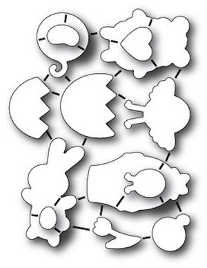 Poppystamps Craft Die - To All My Peeps (PS-1464)