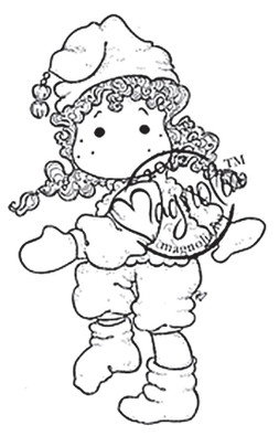 Magnolia Rubber Stamp Tripping Tilda