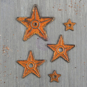 Prima Marketing - Mechanicals - Barn Stars 5pc (PM-963392) Prima Marketing - Mechanicals - Barn Stars 5pc (PM-963392)