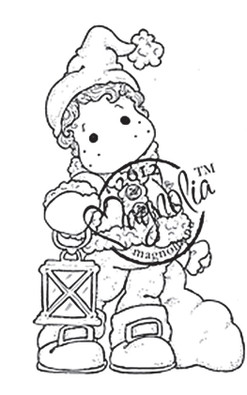 Magnolia Rubber Stamp Edwin With Sack