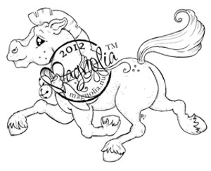 Magnolia Rubber Stamp JINGLE BELLE