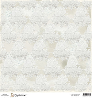 Magnolia 12 x 12 Paper A Christmas Story OLD MONOGRAM