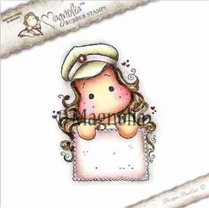 Magnolia Stamps - We Made It - Student Tilda With Sign