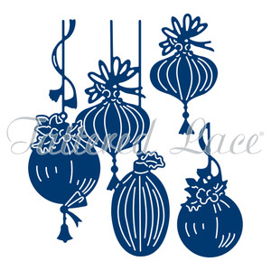Tattered Lace Essentials Die and Stamp Set - Magic of Christmas Baubles Tattered Lace Essentials Die and Stamp Set - Magic of Christmas Baubles