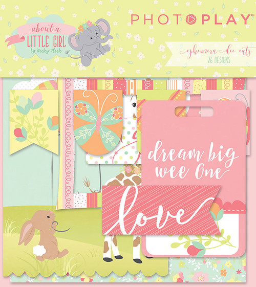 Photoplay - About A Little Girl - Ephemera Cardstock Die-cuts