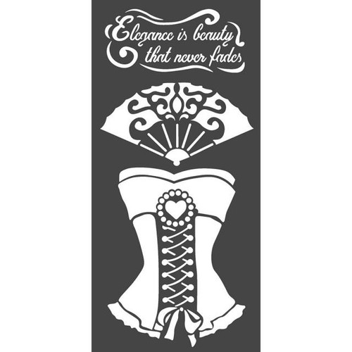 Stamperia Thick Stencil - Corset (KSTDL39)