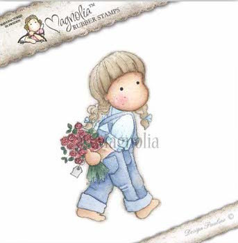 Magnolia Stamps - Secretive Tilda rubber stamp - The Rubber Buggy