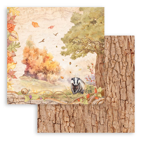 Stamperia - Magic Forest - 8x8 Backgrounds Paper Pad