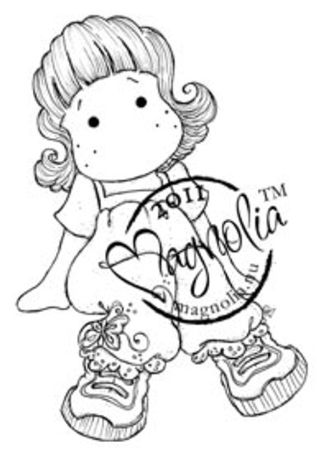 Magnolia Stamps - Tilda with Butterfly Jeans - The Rubber Buggy