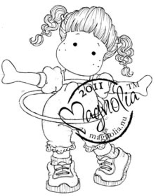 Magnolia Stamps - Sweet Rainbow - Rocking Tilda - The Rubber Buggy