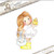 Magnolia Stamps Tilda With Egg and Chicken