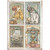 Stamperia - Rice Paper Sheet A4 - Lady Vagabond Lifestyle 4 Cards (DFSA4647)