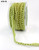 May Arts 3/8 Inch Mini Pom Pom Ribbon - Olive (419-16)