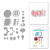 Spellbinders - Stitched Numbers & More Collection - Stitched Punctuation and Symbols 