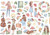 Stamperia - Oh La La - Adhesive Ephemera Paper Cut Outs Girls and Flowers (DFLCT18) Stamperia - Oh La La - Adhesive Ephemera Paper Cut Outs Girls and Flowers (DFLCT18)