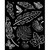 Stamperia - Sunflower Art - Leaves Thick Stencil (KSTD138)