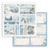 Stamperia - Blue Land - 8x8 Paper Pad (SBBS84) 2