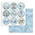 Stamperia - Blue Land - 8x8 Paper Pad (SBBS84) 5