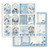 Stamperia - Blue Land - 8x8 Paper Pad (SBBS84) 6